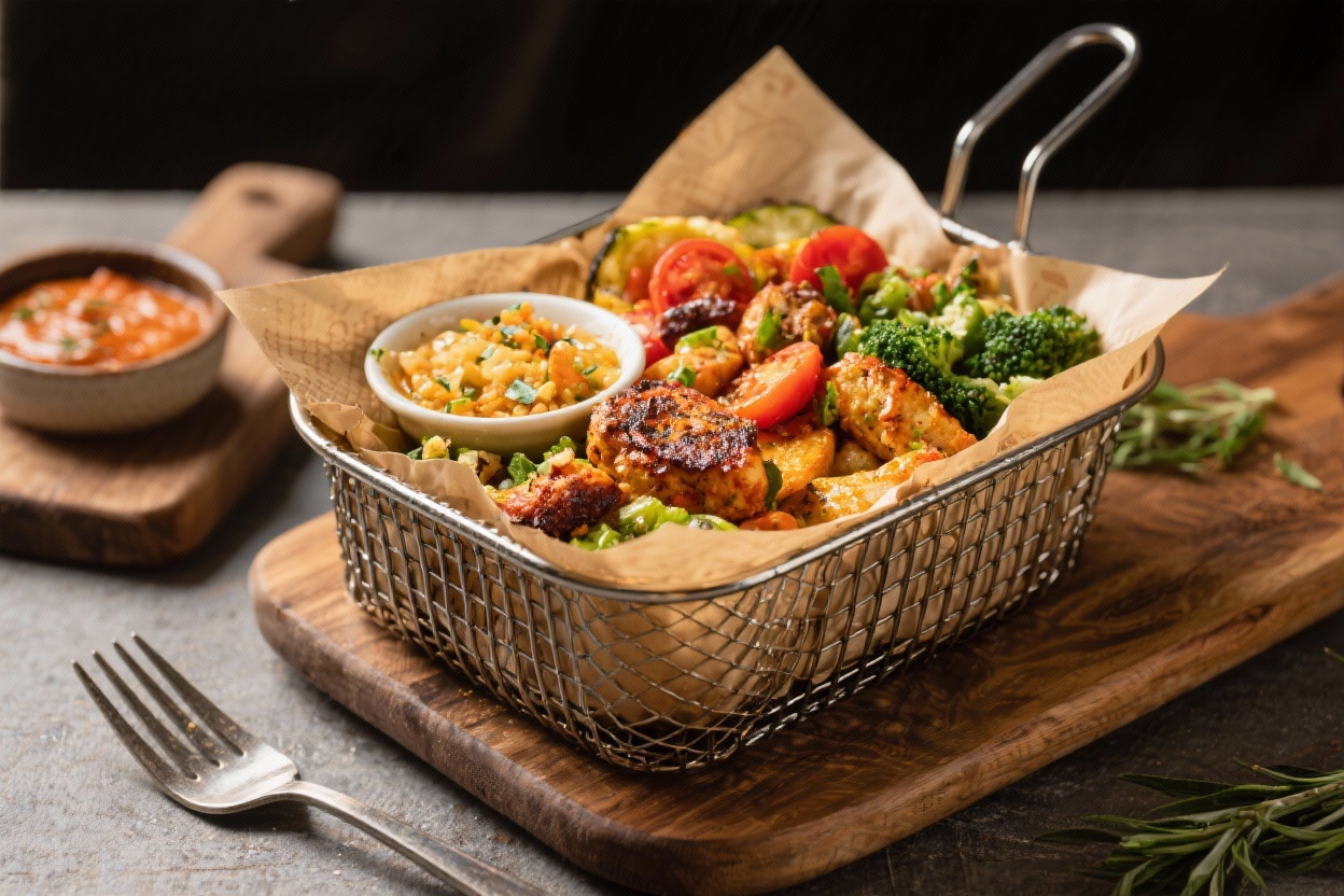 Best one basket meals for busy people - Everything goes into one pan, tray, or air fryer basket, and dinner comes out hot, balanced, and fla