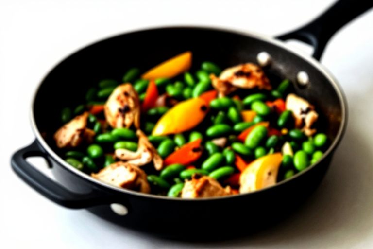 Budget friendly low calorie - It’s a one-pan veggie, bean, and chicken skillet with bright flavor and a cozy feel—no fussy steps,