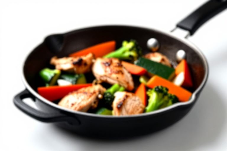 Low calorie with few ingredients - It’s a simple chicken-and-veggie skillet that feels fresh and satisfying without weighing you down