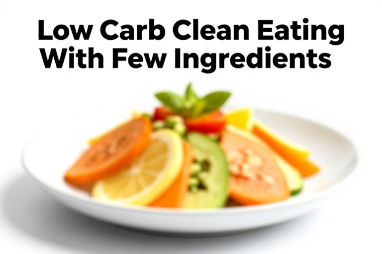 Low carb clean eating with few ingredients - Low Carb Clean Eating With Few Ingredients - Simple, Satisfying, and Fresh Eating well doesn’t have