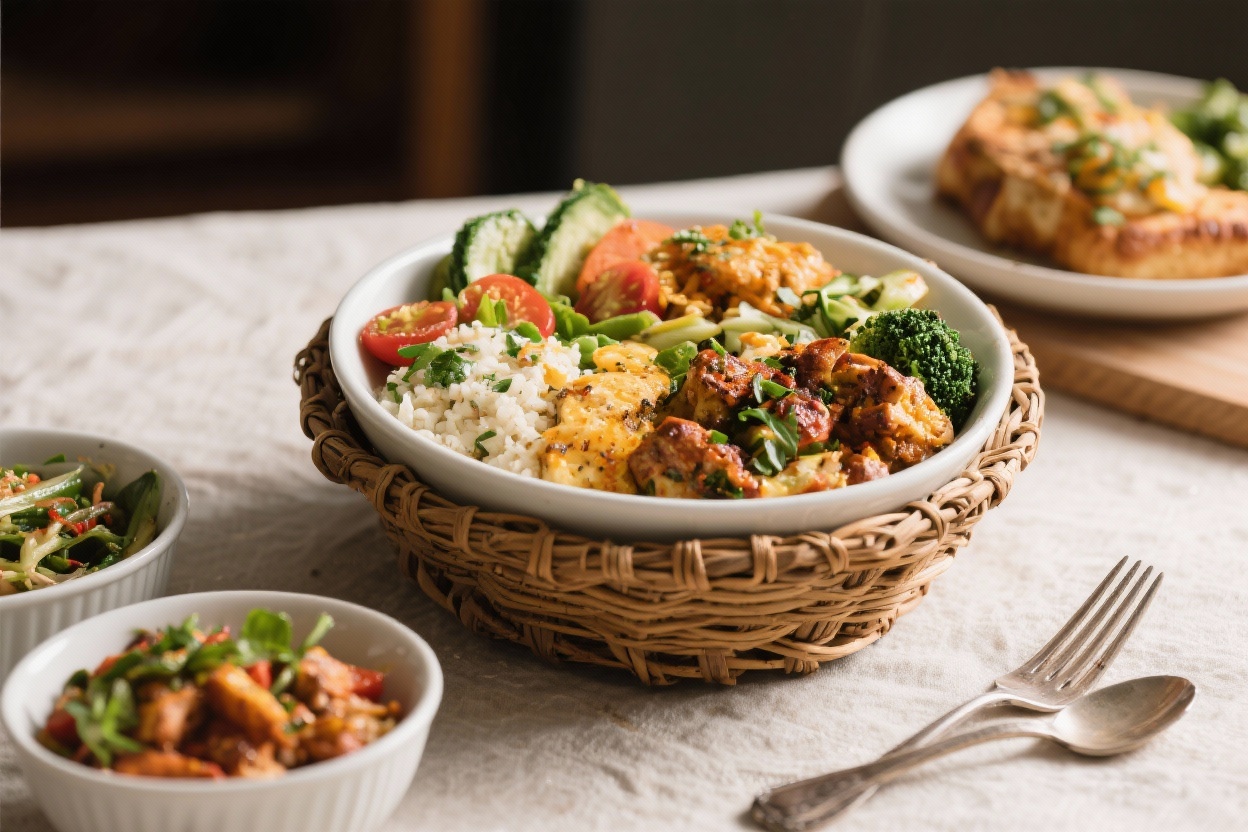 One basket meals for weeknight cooking - You get balanced meals without the juggling act