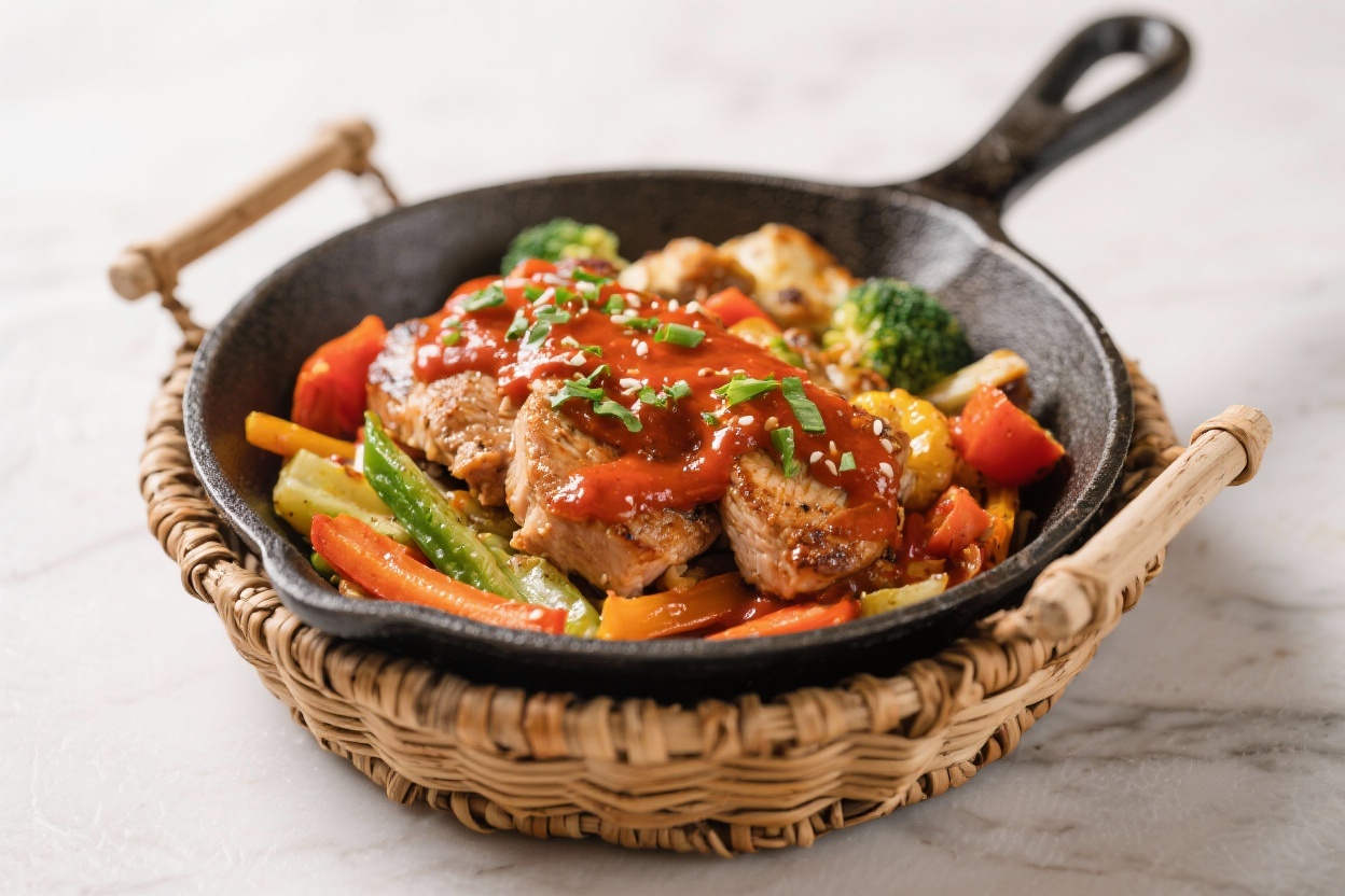 One basket meals you will love - Think tender protein, crisp-tender veggies, and a bold, bright sauce—all in one pan or basket