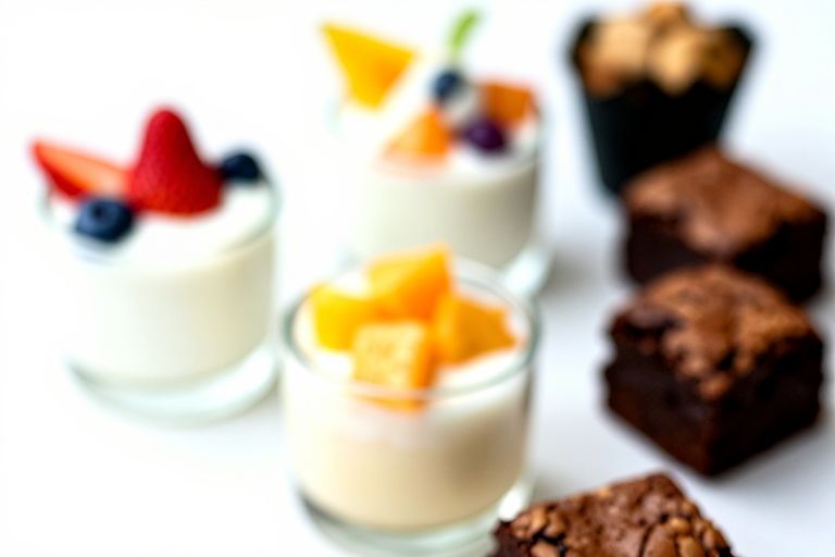 Popular healthy desserts recipes on pinterest - Think no-bake bites, creamy yogurt bowls, fruit-forward crisps, and better-for-you brownies