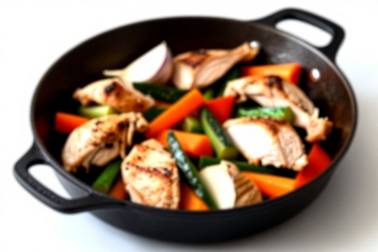 Popular low carb clean eating recipes on pinterest - Today, we’re focusing on a Pinterest favorite: a Low Carb Chicken and Veggie Skillet with Garlic-Lem