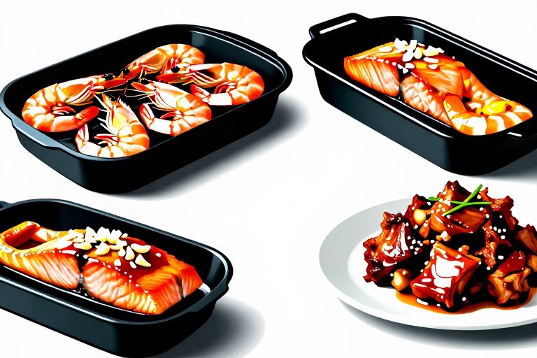 Popular meat & seafood recipes on pinterest - Think garlic butter shrimp, sheet-pan chicken, honey soy salmon, and slow cooker pulled pork